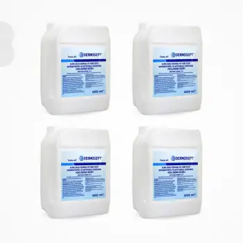 Dermosept Tools Af Alkol Bazlı Medikal ve Tıbbi Yüzey Solüsyonu 5 Lire - 4 Adet (1 Koli)