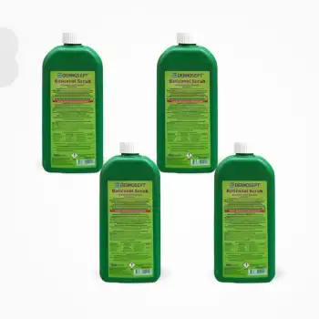 Dermosept Batikonlu Sıvı Sabun (Poviodine %7,5 Scrub) 1 Litre - 4 Adet
