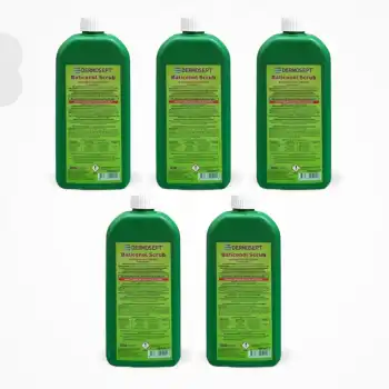 Dermosept Batikonlu Sıvı Sabun (Poviodine %7,5 Scrub) 1 Litre - 5 Adet