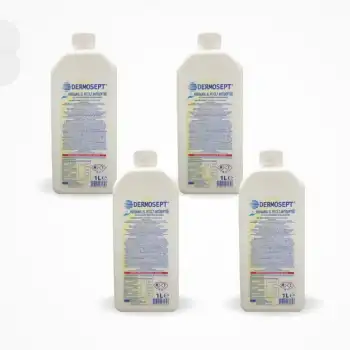 Dermosept Hibisanol Solüsyon Klorheksidin (CHLORHEXİDİNE %2) 1 LT - 4 Adet