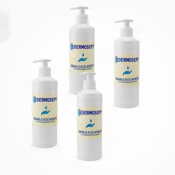 Dermosept Hibisanol El ve Cilt Ansiteptiği Klorheksidin %2 500ml - 4 Adet