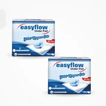 Easyflow Yatak Koruyucu 60cm x 90cm 30lu Paket x 2 Paket (60 Adet)