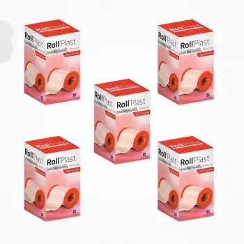 Roll Plast Tıbbi Bez Flaster 10cm x 5m - 5 Adet