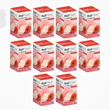 Roll Plast Tıbbi Bez Flaster 10cm x 5m - 10 Adet