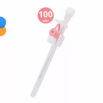 I.V FLON Branül (İntraket) Pembe 20G 100lü Kutu