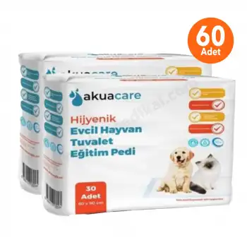 Akuacare Tuvalet Eğitim pedi 2li Paket | 60 adet