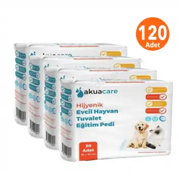 Akuacare Tuvalet Eğitim pedi 4li Paket | 120 adet