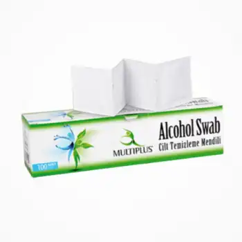 Alkollü Swab Cilt Dezenfektan ve Temizleme Mendili - 100lü Mendil