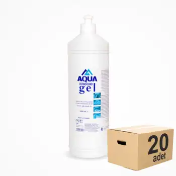 Aqua Ultrason Jeli (EKG Jeli) 1 Litre - 20 Adet (1 koli)