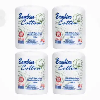 Bambino Hidrofil Rulo Pamuk 1 KG - 4 Adet