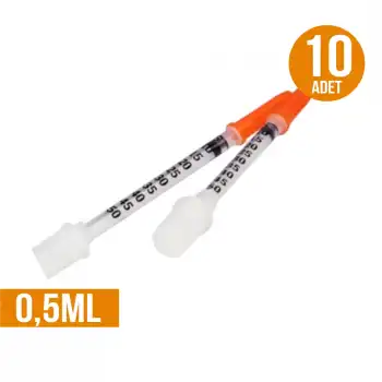 BD 0.5 ML İnsülin Enjektörü 10lu - 1 Paket