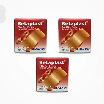 BetaPlast Tıbbi Bez Flaster 2,5cm x 5m - 3 Adet