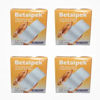 Betasan İpek Flaster 5cm x 5m - 4 Adet