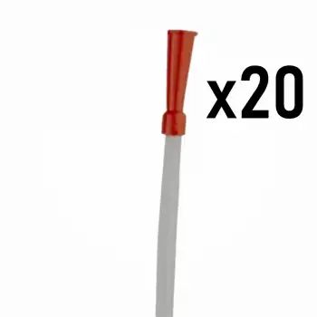 Bıçakcılar Aspirasyon Sondası No: 18 (Kırmızı) - 20 Adet