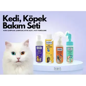Bioxi Kedi Köpek Bakım Seti 4lü Paket