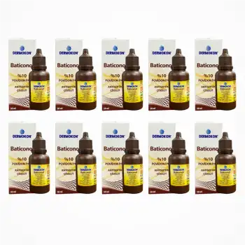 Dermokon Batikon Antiseptik Çözelti 50ml - 10 Adet