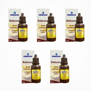 Dermokon Batikon Antiseptik Çözelti 50ml - 5 Adet