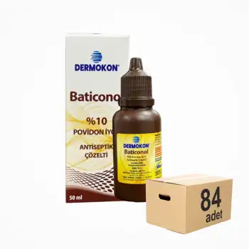 Dermokon Batikon Antiseptik Çözelti 50ml - 84 Adet (1 Koli)