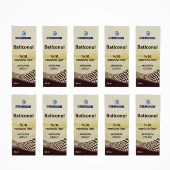Dermokon Batikon (Antiseptik Çözelti) 100ml - 10 Adet