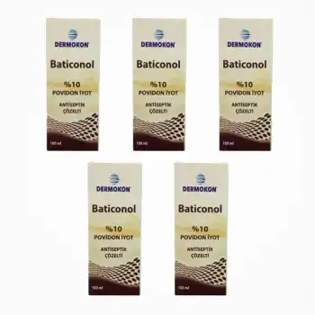 Dermokon Batikon (Antiseptik Çözelti) 100ml - 5 Adet