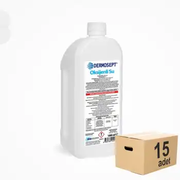 Dermosept Oksijenli Su 1 Litre - 15 Adet (1 Koli)