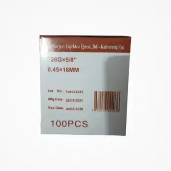 Easyflow Enjektör İğne Ucu Kahverengi (26G) 100lü Paket