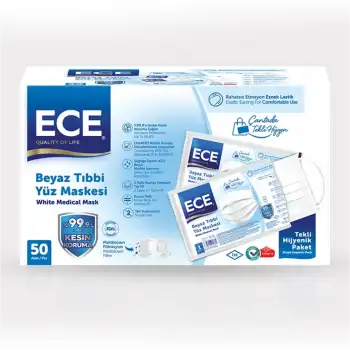 Ece Steril Cerrahi Maske 50li