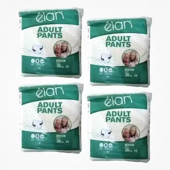 Elan Yetişkin Hasta Bezi Külotlu (M) Medium - 4 x 30lu Paket (120 Adet)