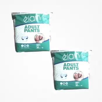 Elan Yetişkin Hasta Bezi Külotlu (S) Small - 30lu Paket x 2 (60 Adet)