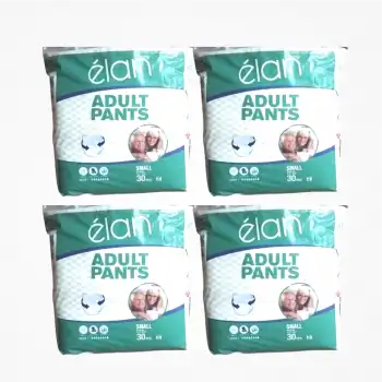 Elan Yetişkin Hasta Bezi Külotlu (S) Small - 30lu Paket x 4 (120 Adet)
