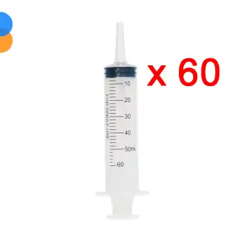 Genject Çam Uçlu 50ml Beslenme Enjektörü (Gavaj Enjektör) 60lı Kutu