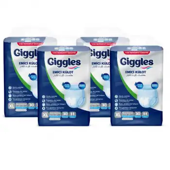 Giggles Emici Külot Extra Large (XL) Hasta Bezi | 120 Adet