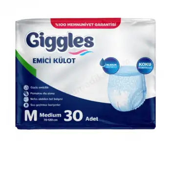 Giggles Emici Külot Medium (M) Hasta Bezi | 30 Adet