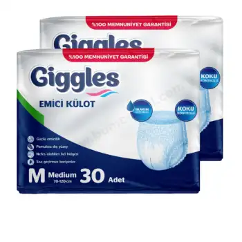 Giggles Emici Külot Medium (M) Hasta Bezi  | 60 Adet