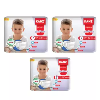Kanz 7 Numara Bebek Bezi Belbantlı 96lı
