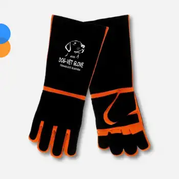 Köpek Tutma & Yakalama Eldiveni (Koruma Veteriner Eldiveni) - Çift