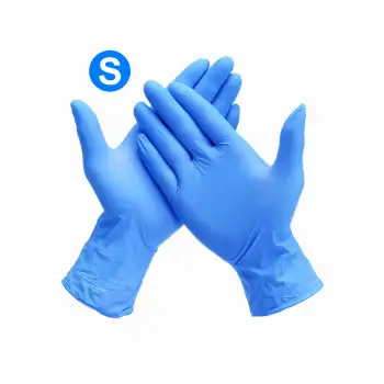 Mavi Muayene Nitril Eldiven Pudrasız Small (S) 100lü Kutu