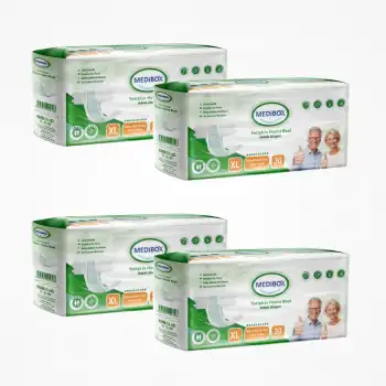 Medibox Yetişkin Bel Bantlı Hasta Bezi (XL) X Large | 120 Adet