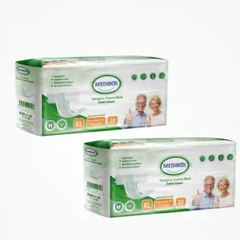 Medibox Yetişkin Bel Bantlı Hasta Bezi (XL) X Large | 60 Adet