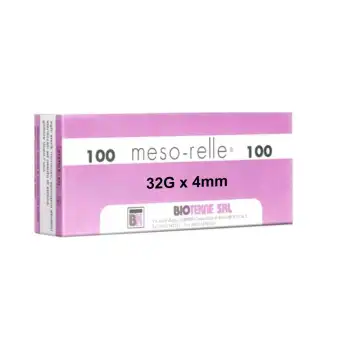 Mesorelle Mezoterapi İğnesi 32G x 4 mm İntradermal