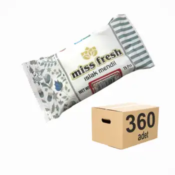 Miss Fresh Cep Islak Mendili 15li Yaprak - 360 Adet (3 Al 2 Öde Kampanyalı Ürün)