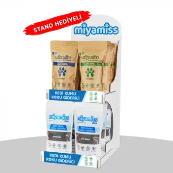 Miyamiss Kedi Kumu Koku Giderici (250 Gr) Coconut 25ad. + Premium 25ad. + Elite 25ad. - Stand Hediyeli