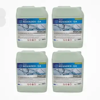 Novadex GA Alet Dezenfektanı (Cidex Muadili) 5 LT - 4 Adet (1 Koli)