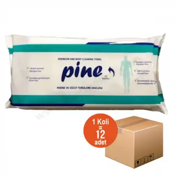 Pine Hasta Temizleme Mendili 50li - 12 Paket
