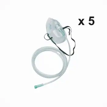 Plastimed Oksijen Maskesi - Yetişkin - 5 Adet