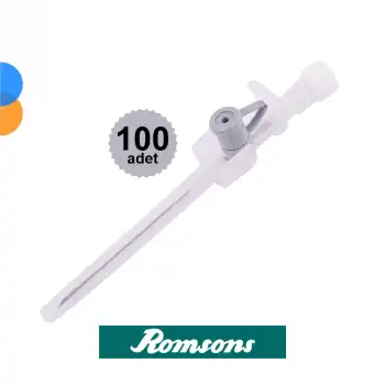 Romsons Branül (Anjiokat) Gri 16G 100lü Kutu
