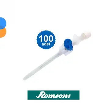 Romsons Branül (Anjiokat) Mavi 22G 100lü Kutu