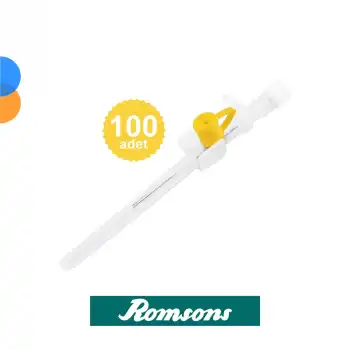Romsons Branül (Anjiokat) Sarı 24G 100lü Kutu
