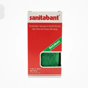 Sanitabant Kendinden Yapışkanlı Elastik Bandaj 10cm x 4,5m - (Karışık Renk)