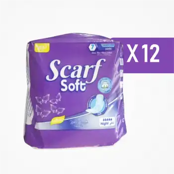 Scarf Soft Gece Pedi Ultra İnce 7li Paket x 12 Paket (84 Adet)